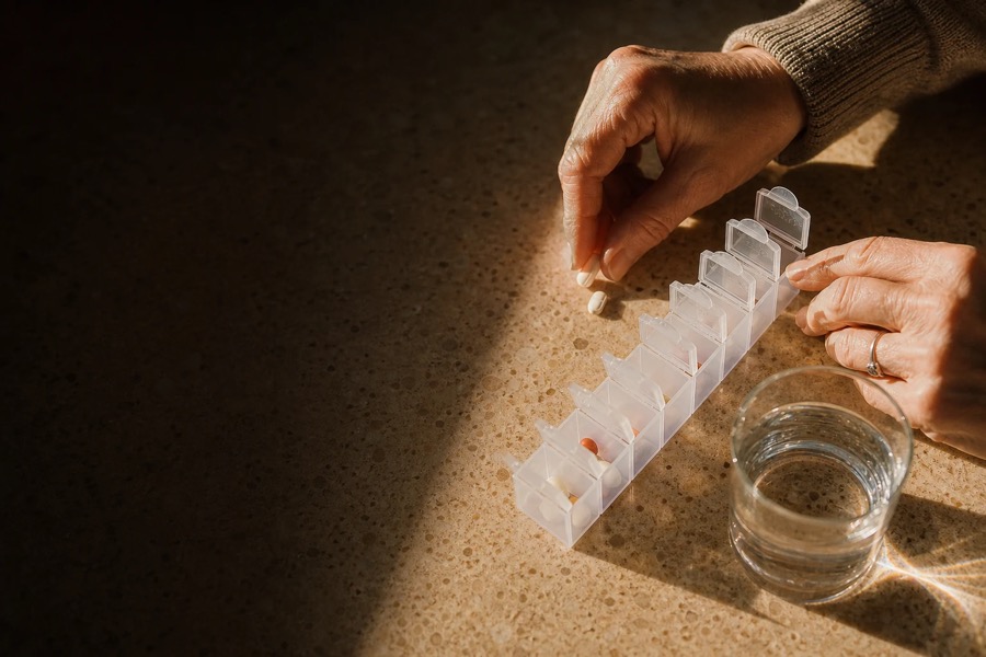 Rebranded dosage article — film-grain photographic hero